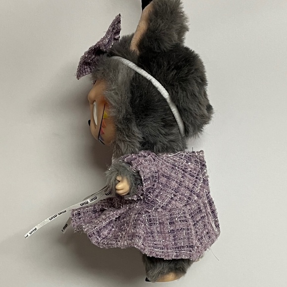 Designer Bow Dress 2 Piece Outfit For Labubu The Monsters Clothing Purple - Picture 3 of 7